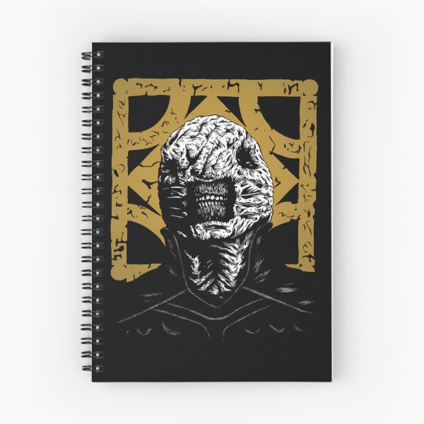 Item preview, Cenobite Horror Character In Front Of Gold Geometry Pattern designed and sold by Bidobad01.