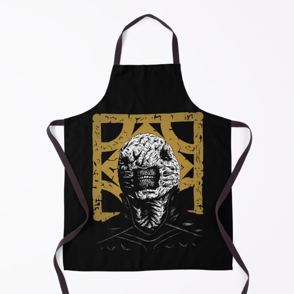 Item preview, Cenobite Horror Character In Front Of Gold Geometry Pattern designed and sold by Bidobad01.