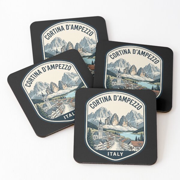 Item preview, Insignia de viaje a Cortina d'Ampezzo, Italia, Dolomitas designed and sold by k3rstman1.