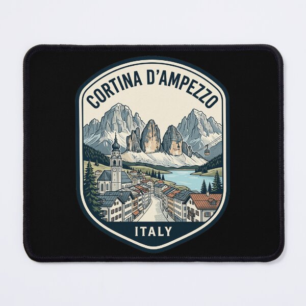 Item preview, Cortina d'Ampezzo Italy Dolomites Travel Badge designed and sold by k3rstman1.