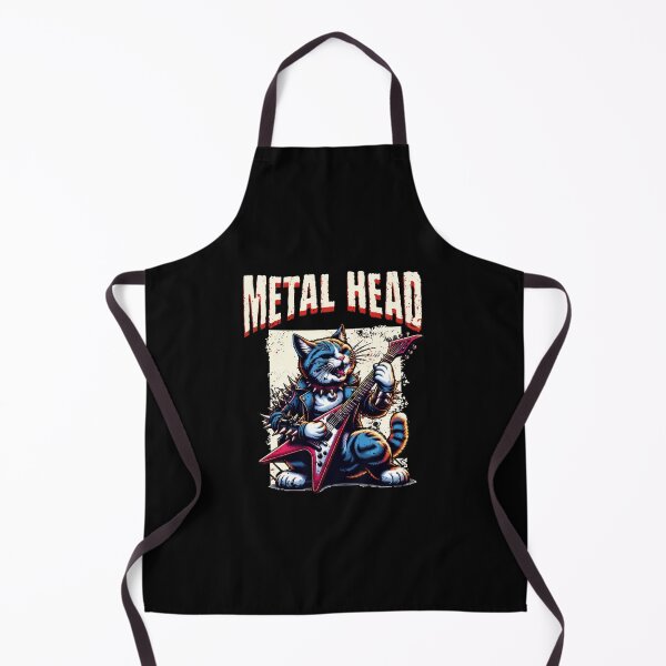 Item preview, Metal Head Rocking Cat Guitarist designed and sold by GiaoCalonas.