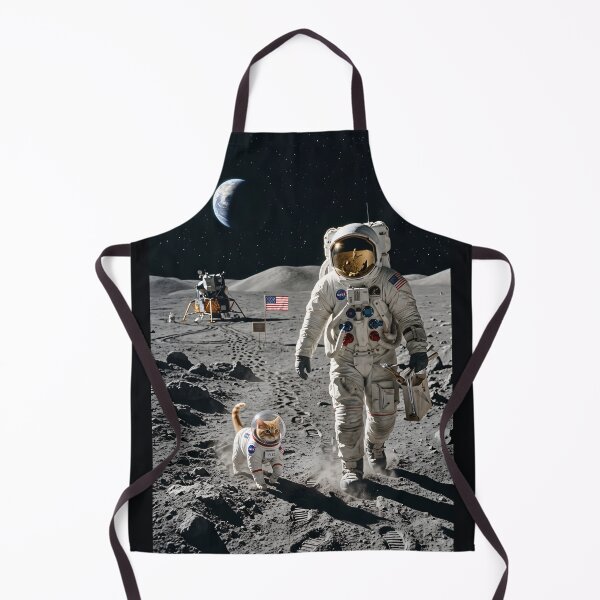 Item preview, Walking the cat on the moon designed and sold by WiseBow.