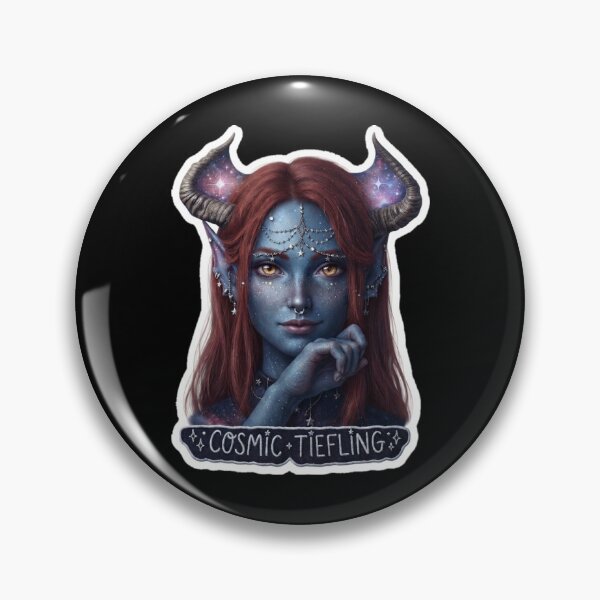 Item preview, Cosmic Tiefling  designed and sold by Homelesssquid's Stickers & More.