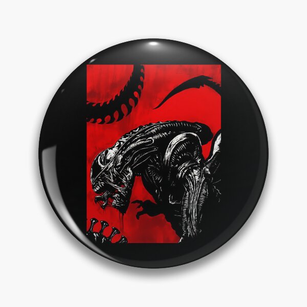 Item preview, Xenomorph Alien Monster Artwork On Red Background designed and sold by PolarGraphicsSA.