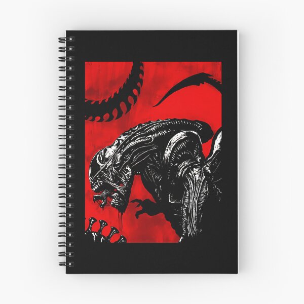Item preview, Xenomorph Alien Monster Artwork On Red Background designed and sold by PolarGraphicsSA.