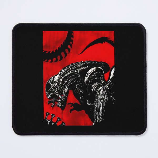 Item preview, Xenomorph Alien Monster Artwork On Red Background designed and sold by PolarGraphicsSA.