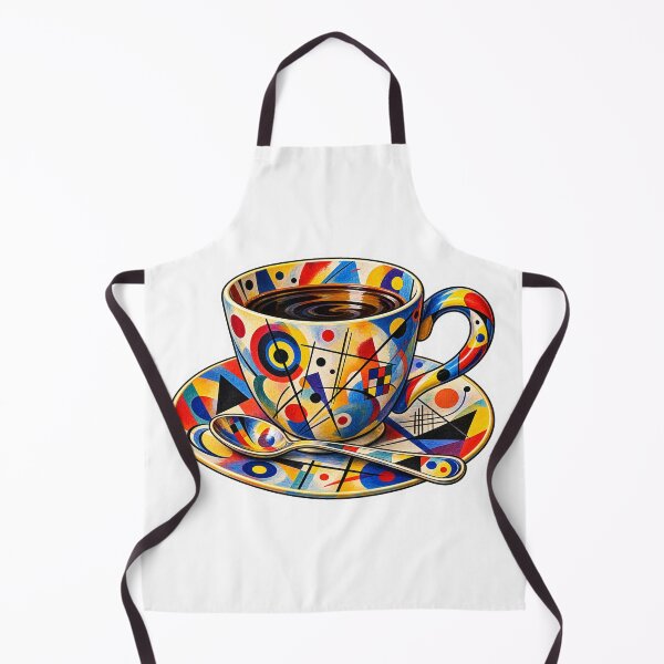 Item preview, Kandinsky Inspired Coffee Cup – Colorful Abstract Art designed and sold by ChicClicker.