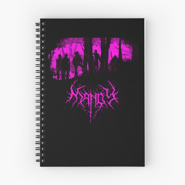 Item preview, Dark Silhouettes Standing In Magenta Forest designed and sold by PolarGraphicsSA.