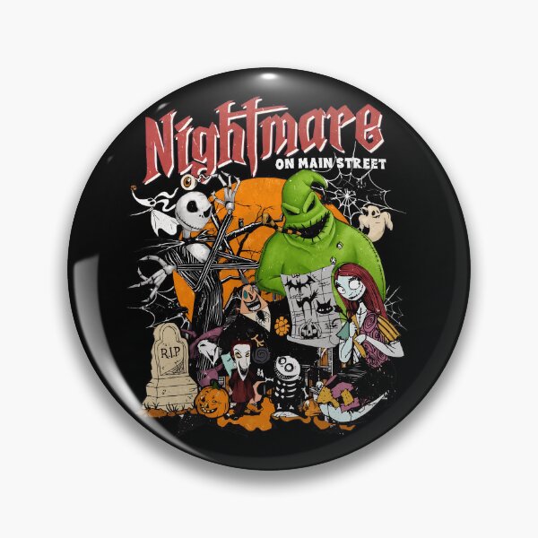 Item preview, Nightmare on Main Street Spooky Character Halloween Collage designed and sold by PaulClay18694.