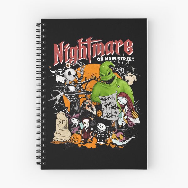 Item preview, Nightmare on Main Street Spooky Character Halloween Collage designed and sold by PaulClay18694.