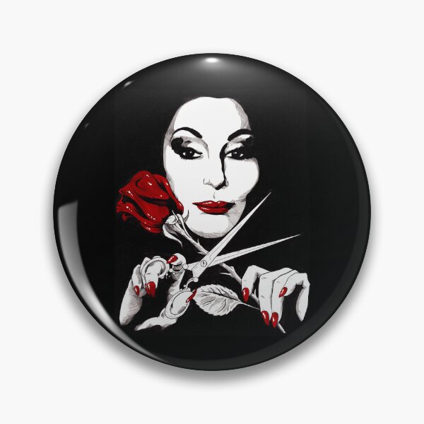 Item preview, Woman With Red Nails Cutting Rose Stem With Scissors designed and sold by PolarGraphicsSA.
