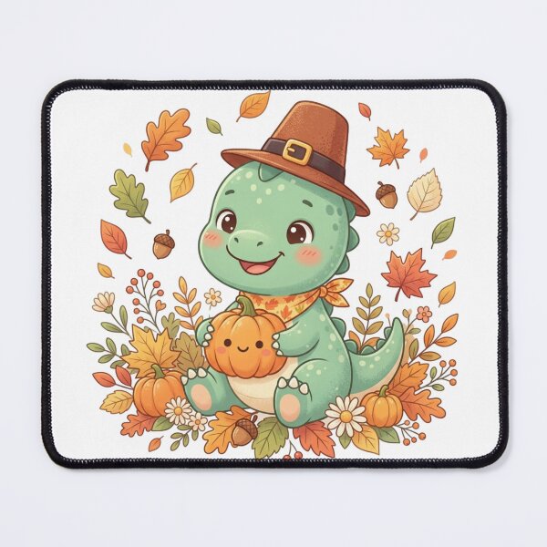 Item preview, Cute Baby Dinosaur Thanksgiving Pilgrim Hat Autumn Pumpkin Fall Kids designed and sold by raedattia.