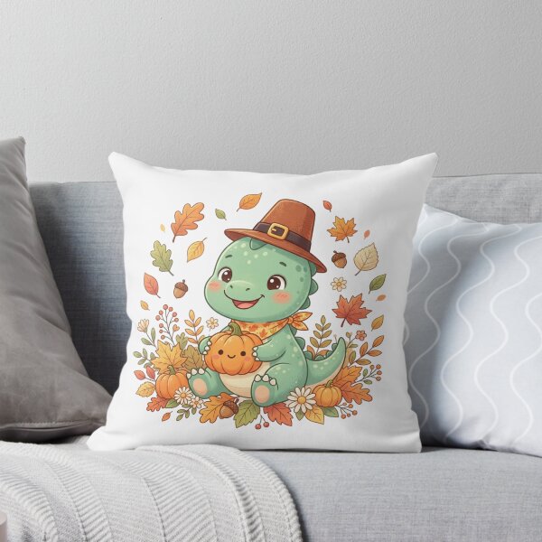 Item preview, Cute Baby Dinosaur Thanksgiving Pilgrim Hat Autumn Pumpkin Fall Kids designed and sold by raedattia.
