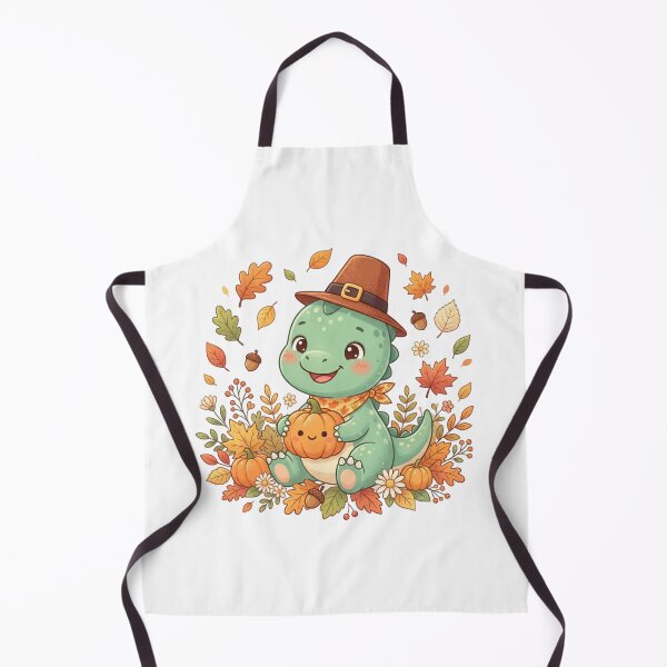 Item preview, Cute Baby Dinosaur Thanksgiving Pilgrim Hat Autumn Pumpkin Fall Kids designed and sold by raedattia.
