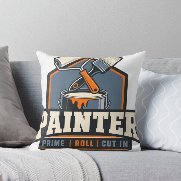 Artikelvorschau, Painter Abzeichen Modernes Industrie Emblem Handwerker Geschenk entworfen und verkauft von BoosterShop.