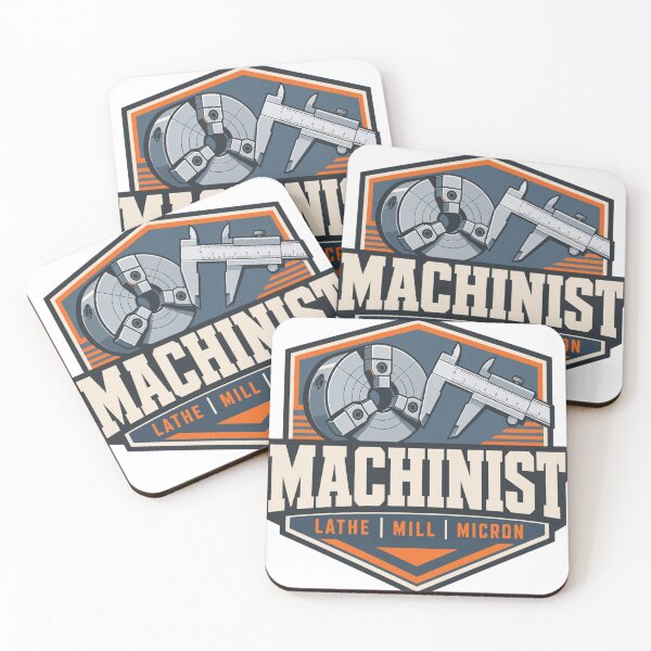 Item preview, Machinist Badge Modern Industrial Emblem Trade Gift designed and sold by BoosterShop.