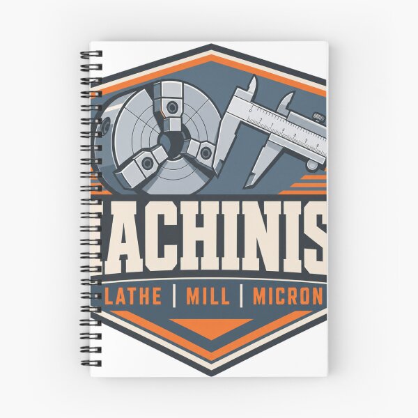 Artikelvorschau, Machinist Abzeichen Modernes Industrie Emblem Handwerker Geschenk entworfen und verkauft von BoosterShop.