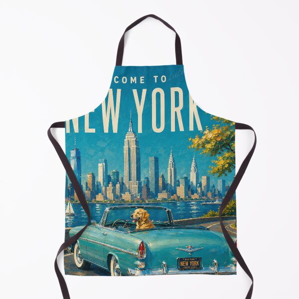Item preview, Welcome to New York – Vintage Travel Poster designed and sold by LuluLeb.