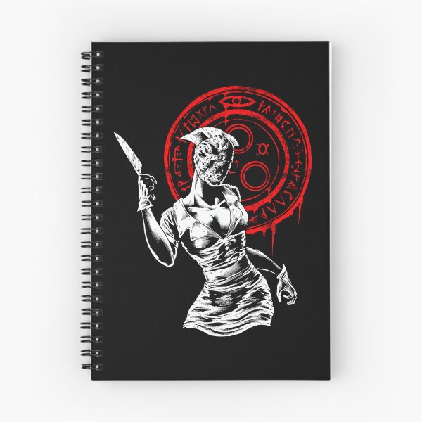 Item preview, Faceless Nurse Holding Knife In Front Of Red Alchemical Circle designed and sold by PolarGraphicsSA.