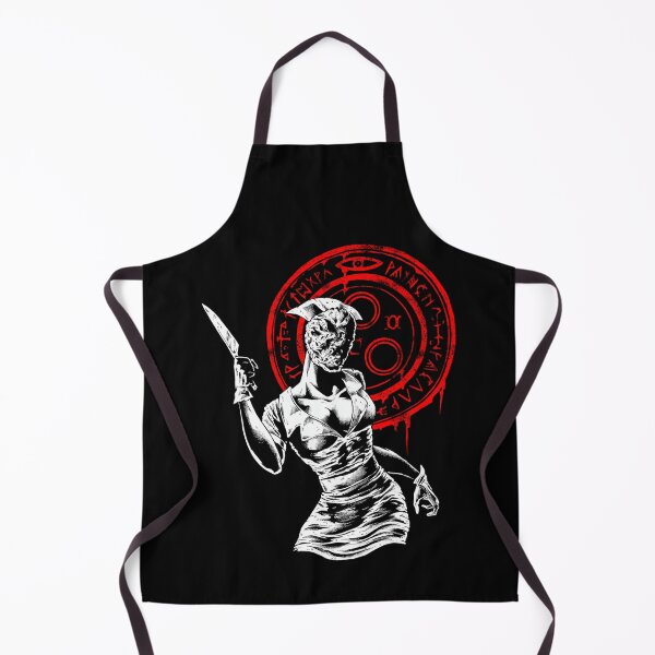 Item preview, Faceless Nurse Holding Knife In Front Of Red Alchemical Circle designed and sold by PolarGraphicsSA.