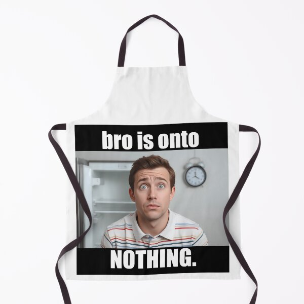 Item preview, concern meme bro is onto nothing T-Shirt, Funny Reaction Meme, Office Humor, Confused Guy Joke, Internet Culture Graphic Tee designed and sold by pawsome purrfect.