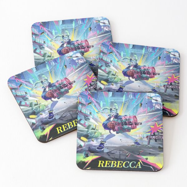Item preview, Rebecca Official Poster, Wuthering Waves x Edgerunners  designed and sold by Astral Drop.