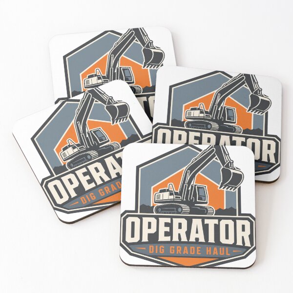 Item preview, Operator Badge Modern Industrial Emblem Trade Gift designed and sold by BoosterShop.