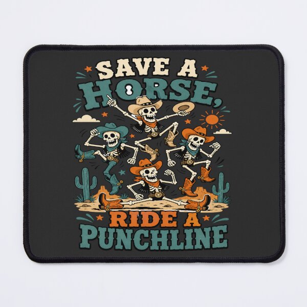 Item preview, Dancing Cowboy Skeletons Wild West Halloween Design designed and sold by JansenGS.