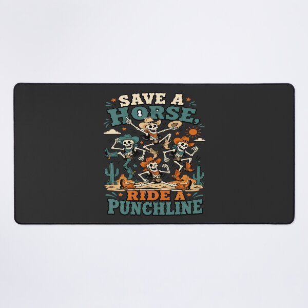 Item preview, Dancing Cowboy Skeletons Wild West Halloween Design designed and sold by JansenGS.