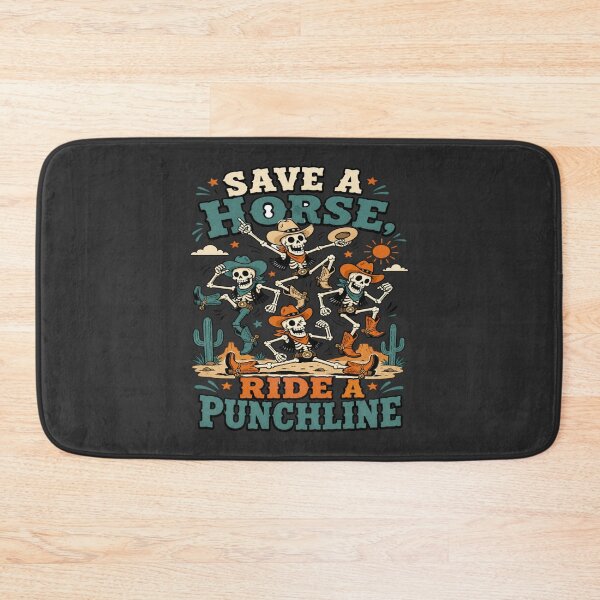 Item preview, Dancing Cowboy Skeletons Wild West Halloween Design designed and sold by JansenGS.
