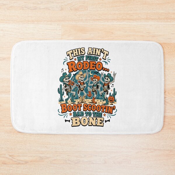 Item preview, Dancing Cowboy Skeletons Wild West Halloween Design designed and sold by JansenGS.