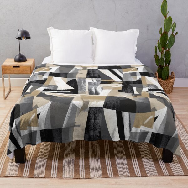 Item preview, Pop art style, abstract geometric pattern, with irregular color blocks and broad streaks 1 designed and sold by Habatour Creations Exclusive Digital Art Products.