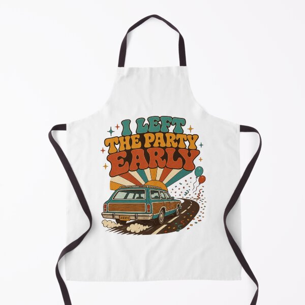 Item preview, I Left The Party Early Retro Groovy Introvert Funny Gift designed and sold by BoosterShop.