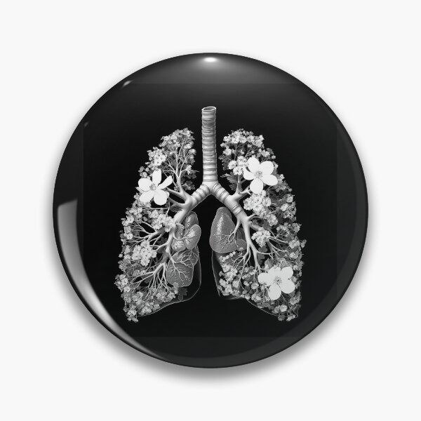 Item preview, Floral Anatomical Lungs Botanical Respiratory System Art designed and sold by inkoutninja.