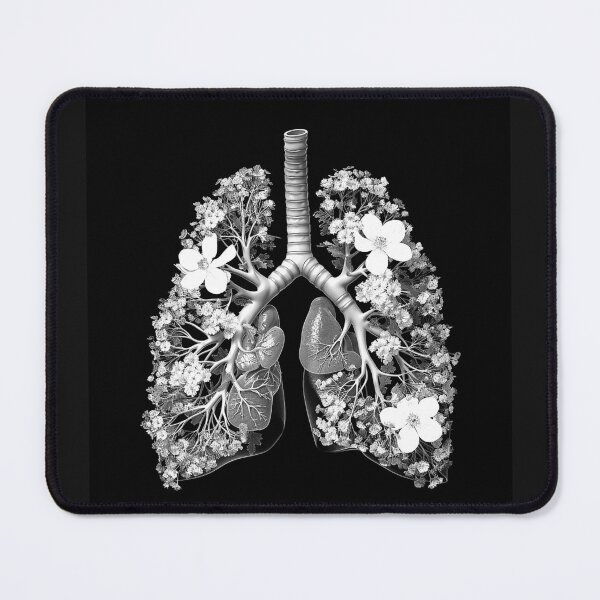 Item preview, Floral Anatomical Lungs Botanical Respiratory System Art designed and sold by inkoutninja.