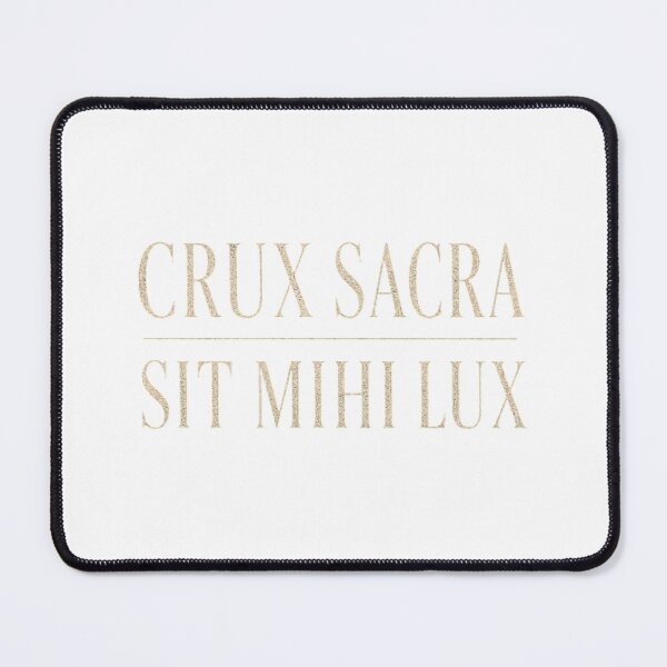 Item preview, Crux Sacra Sit Mihi Lux Benedictus Prayer Gold designed and sold by BoosterShop.