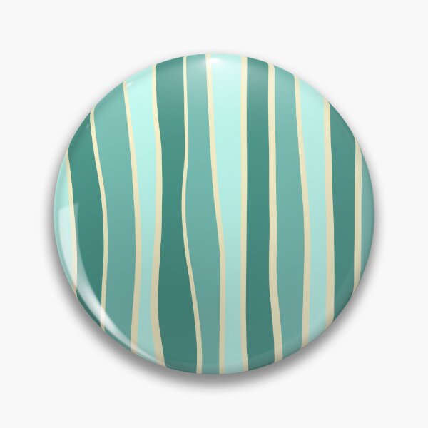Item preview, Imperfect stripe- Seafoam Teal Green  designed and sold by Pattern Petals.