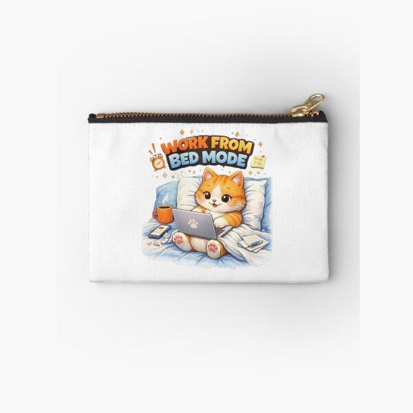 Item preview, Work From Home Cat – Funny Cat Lover Design designed and sold by Cool Tee World .
