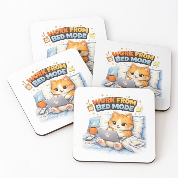 Item preview, Work From Home Cat – Funny Cat Lover Design designed and sold by Cool Tee World .