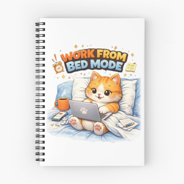Item preview, Work From Home Cat – Funny Cat Lover Design designed and sold by Cool Tee World .