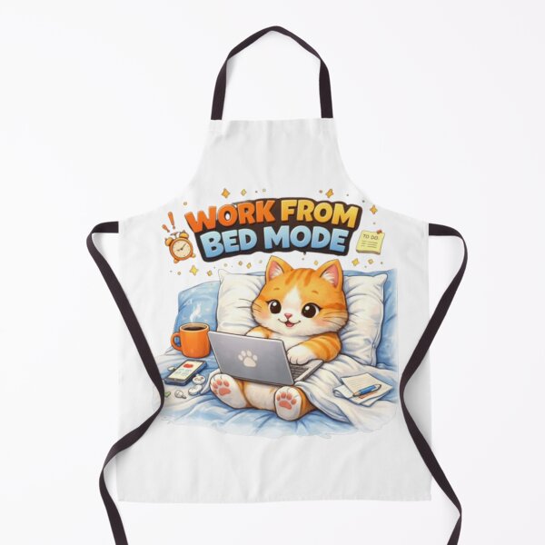 Item preview, Work From Home Cat – Funny Cat Lover Design designed and sold by Cool Tee World .