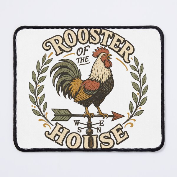 Item preview, Rooster Of The House Funny Rooster Owner Farm Dad Gift designed and sold by BoosterShop.