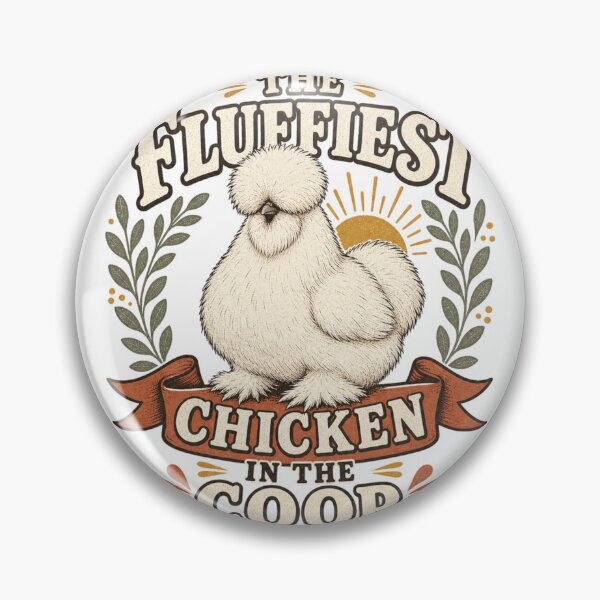 Item preview, The Fluffiest Chicken In The Coop Silkie Chicken Gift designed and sold by BoosterShop.