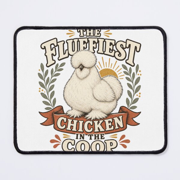 Item preview, The Fluffiest Chicken In The Coop Silkie Chicken Gift designed and sold by BoosterShop.