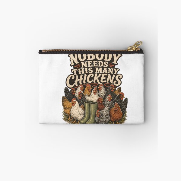 Item preview, Nobody Needs This Many Chickens Funny Backyard Chicken Gift designed and sold by BoosterShop.