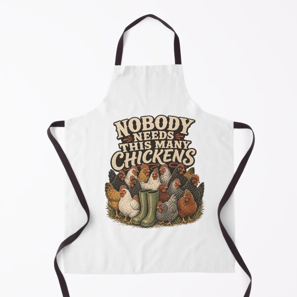 Item preview, Nobody Needs This Many Chickens Funny Backyard Chicken Gift designed and sold by BoosterShop.