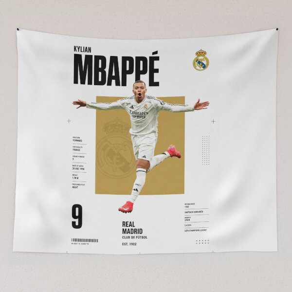 Artikelvorschau, Mbappé | Madrid entworfen und verkauft von Sector 99.