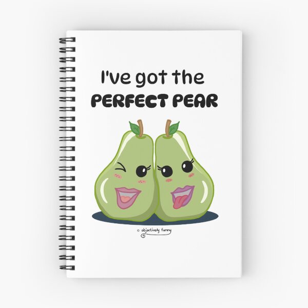 Item preview, I've Got The Perfect Pear Funny Cute Fruit Couple Art designed and sold by TharaMurads.