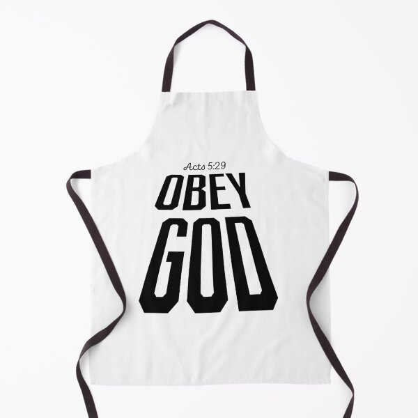 Item preview, Obey God – Christian Faith Typography T-Shirt Design designed and sold by CrossCrafted.
