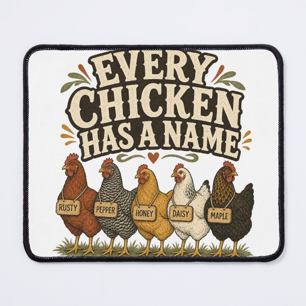 Item preview, Every Chicken Has A Name Funny Backyard Chicken Gift designed and sold by BoosterShop.
